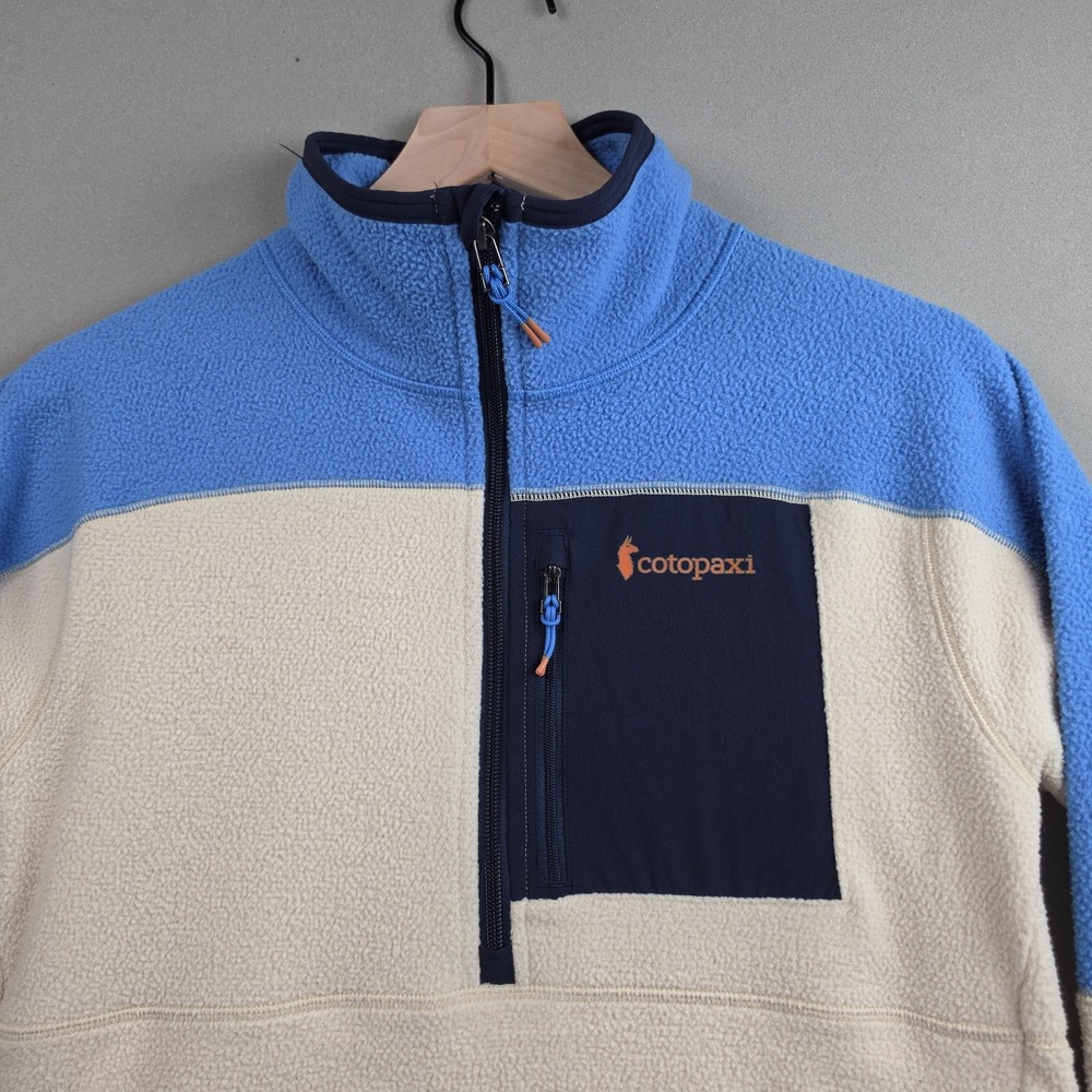 Cotopaxi Abrazo 1/2 Zip Fleece Pullover Womens XS Bone Deep Ocean Jacket Casual - Picture 4 of 13